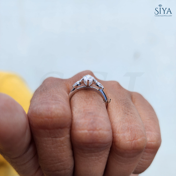 Elegant Marquise Lab Grown Diamond Cluster Engagement Ring