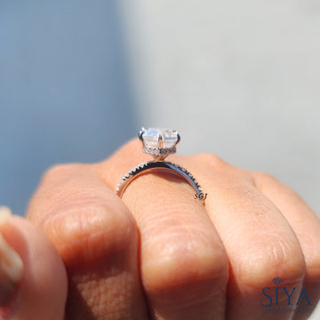 2 CT Hexagon Cut Engagement Ring Hidden Halo Moissanite Wedding Ring 14K Gold Ring Promise Ring Anniversary Ring Hexagon Diamond Ring